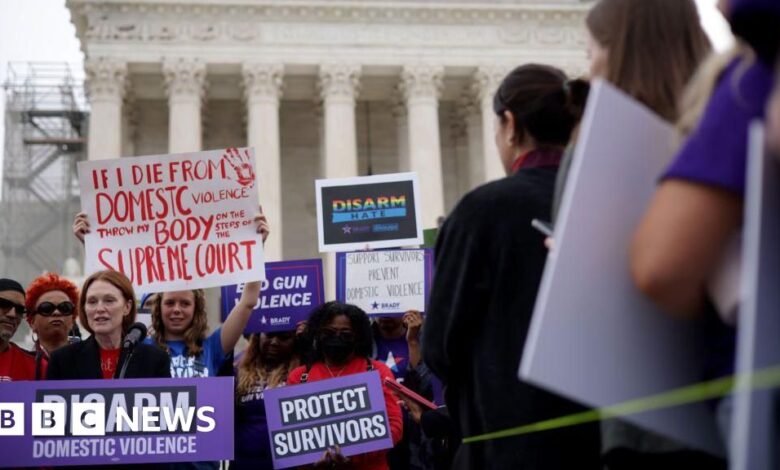 No guns for domestic abuse suspects, US Supreme Court rules