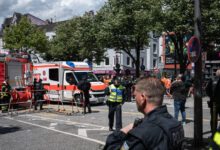 Euro 2024 shooting: Police in Hamburg shoot man with an axe