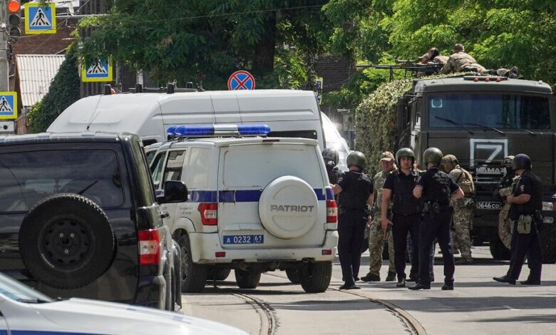 Russian forces suppressed a prison riot led by a terrorist suspect, state media reported