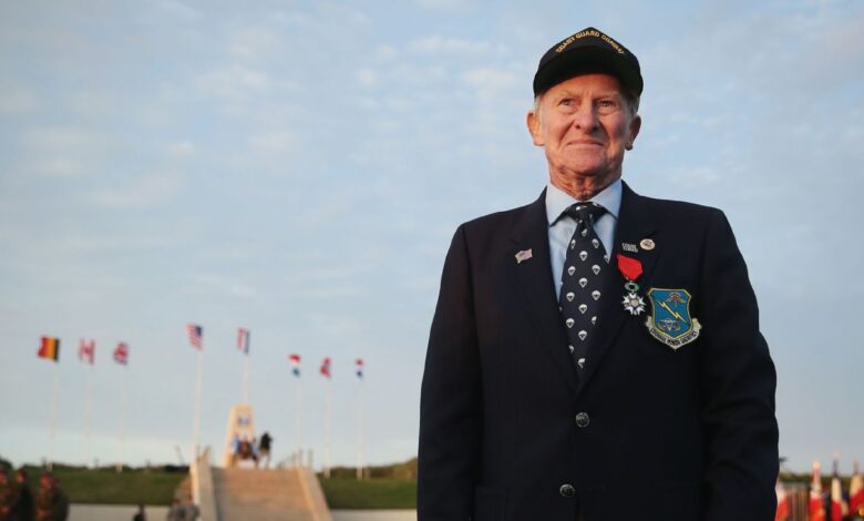 WWII vet and former baseball player speaks of D-Day one last time