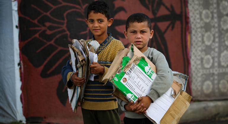 Amid war in Gaza, children now have to work so their families can survive: ILO