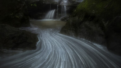 Making an Exceptional Waterfall Photograph Using a Time-lapse Based Approach