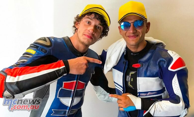 It's official!  Marco Bezzecchi joins Jorge Martin at Aprilia for MotoGP 2025