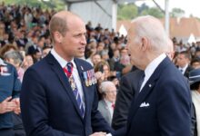 Prince William joined world leaders as he represented King Charles during the D-Day celebrations