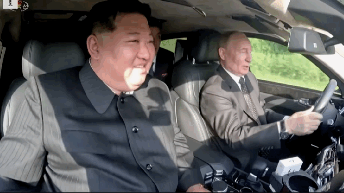 Vladamir Putin and Kim Jong Un are a journey duo made from hell