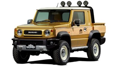 There will be a super cute Suzuki Jimny pickup truck and a hybrid car too