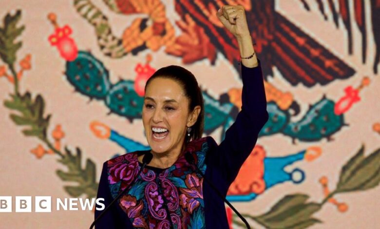 Claudia Sheinbaum is elected the first female president of Mexico