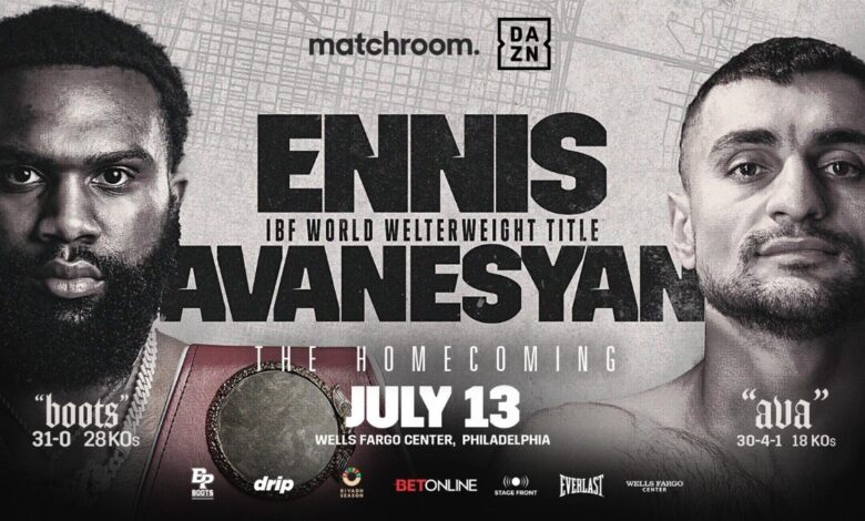David Avanesyan stepped up to face Jaron "Boots" Ennis in July