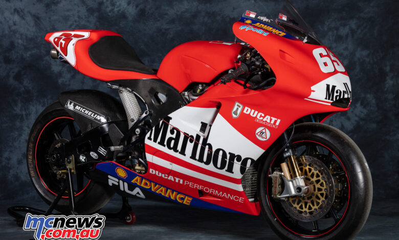 An exclusive look behind the livery of the Ducati Desmosedici GP3