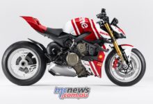 Ducati Streetfighter V4 Supreme collector's edition with broken cover