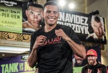 David Benavidez said he would only return to super middleweight for Canelo Alvarez