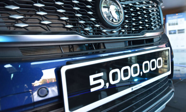 Proton builds 5 millionth car since 1983, is an X90 – over 2 million Sagas, 217,000 X-series SUVs sold