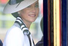 Catherine, Princess of Wales recently wore a striking black and white dress to celebrate the king's birthday