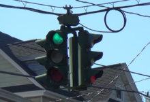 This American town has upside down traffic lights because the Irish hate the English