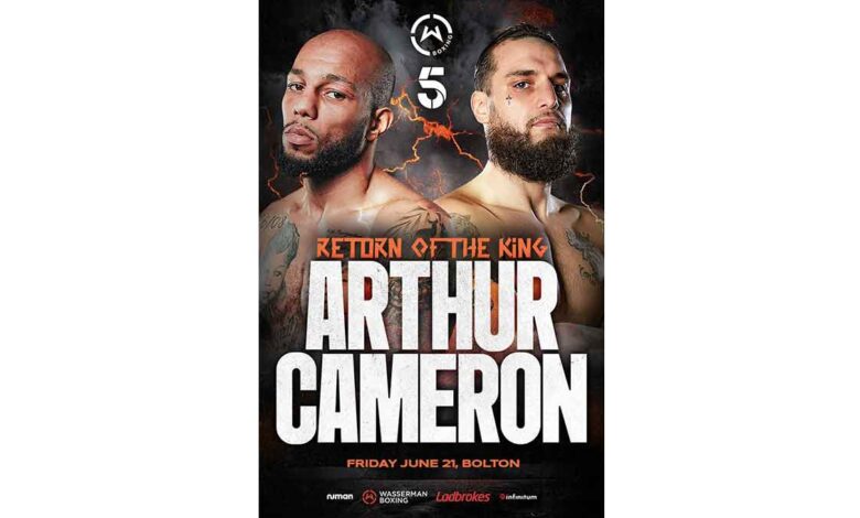 Lyndon Arthur vs Liam Cameron full fight video poster 2024-06-21