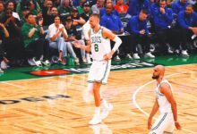 Kristaps Porzingis rewarded the Celtics' faith with a 'well-rounded' performance in Game 1