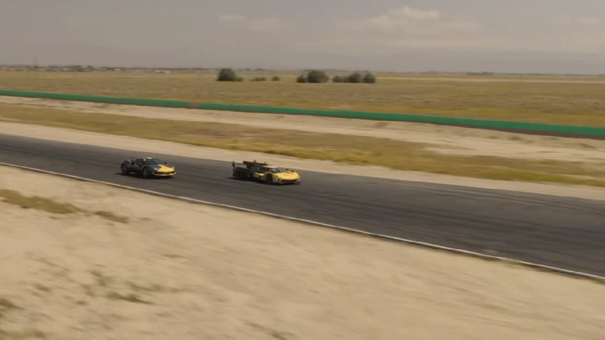 Watch Cadillac's LeMans supercar dust off the Ferrari 296, McLaren 750S and Porsche 911 Turbo S