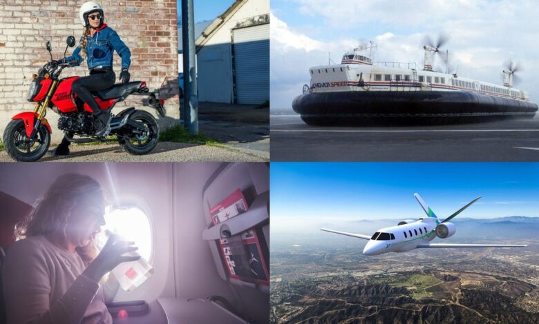 Funny bikes, thirsty seaplanes and nasty airplanes in this week's automotive roundup