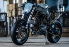 Svelte Savage: Ducati 750 SS skeleton from the Netherlands