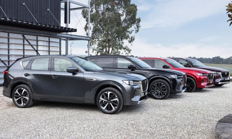 What's the difference between Mazda CX-60, CX-70, CX-80 and CX-90?