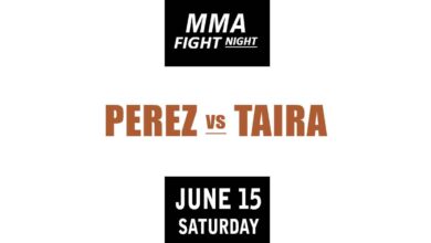 Alex Perez vs Tatsuro Taira full fight video UFC on ESPN 58 poster by ATBF