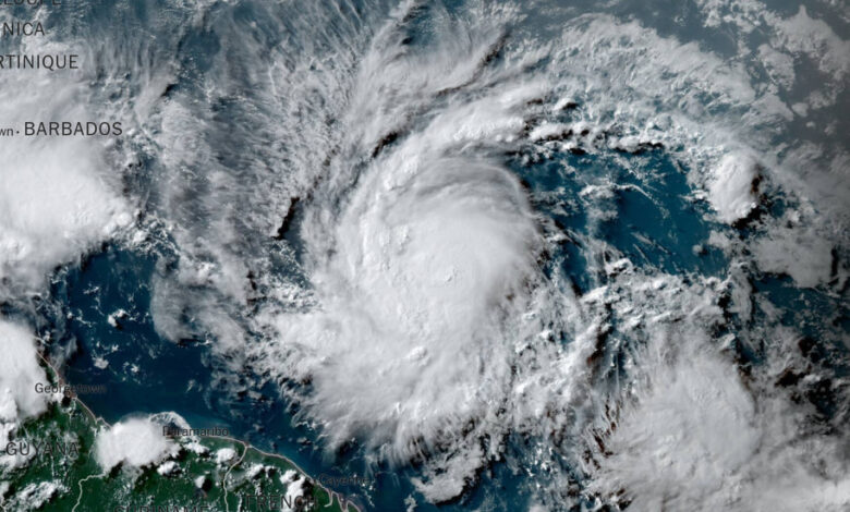 Officials warn Beryl, now a hurricane, brings 'life-threatening winds'
