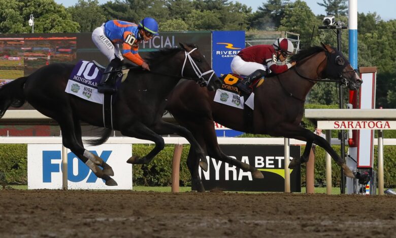 Dornoch wins upset at Belmont Stakes : NPR