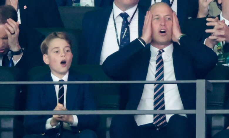 Prince George mirrors Prince William at Euro Cup 2024