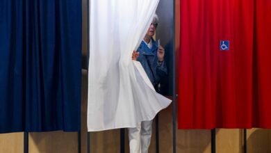 The left-wing New Popular Front coalition leads in the second round of French parliamentary voting, initial data shows