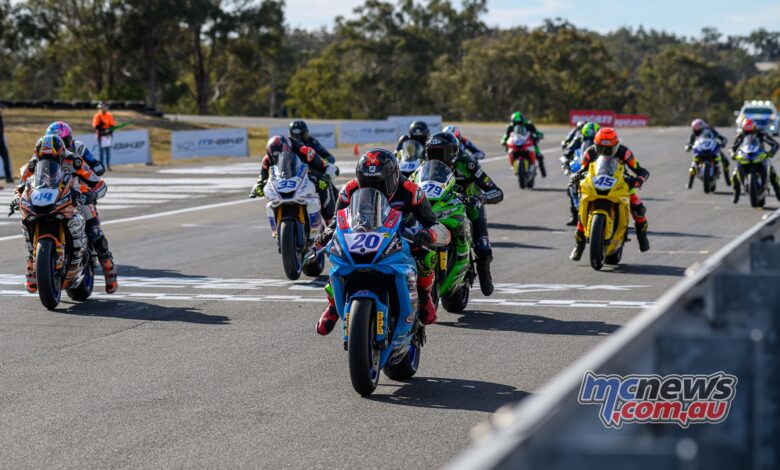 Supersport race one and race two reports from Morgan Park ASBK