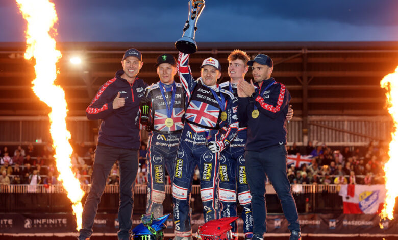 Great Britain narrowly beat Australia to win the FIM Speedway of Nations championship