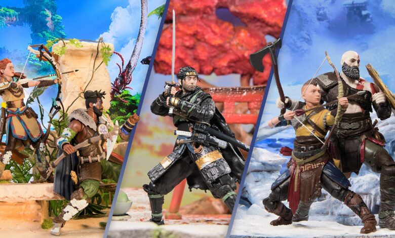 Introducing new PlayStation Studios collectible figures from Spin Master, launches starting this August 