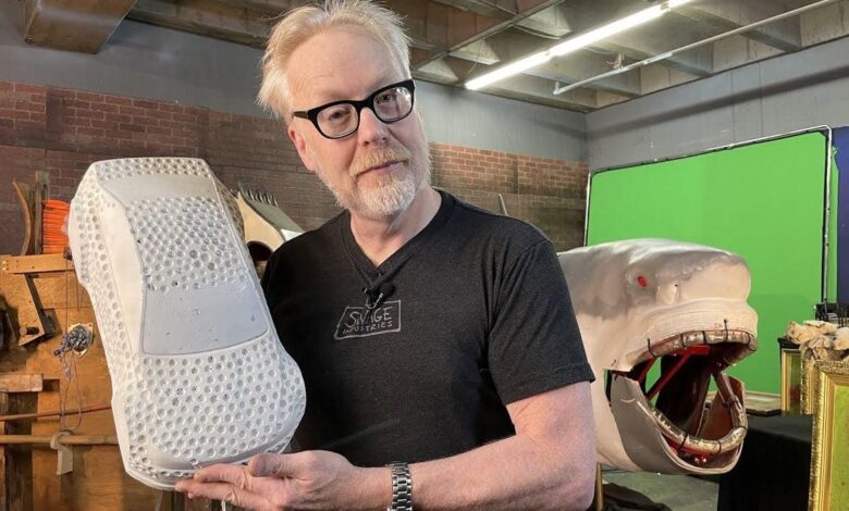 Turning a Ford Taurus into a golf ball is Adam Savage's favorite 'myth buster'