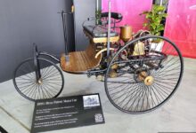 Benz Patent-Motorwagen on display at Mercedes-Benz World showcase, KL Base, Sungai Besi from July 5-7