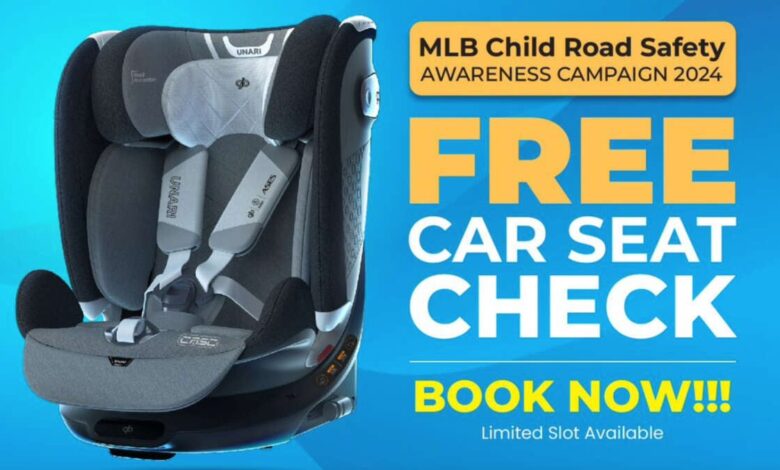 MIROS Car Seat Check event at My Lovely Baby Puchong; July 13, 10am to 3pm, entry free of charge