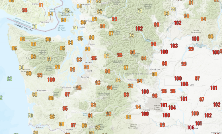 Cliff Mass Weather Blog: The Current Heat Wave in the Northwest: Facts vs. Hype