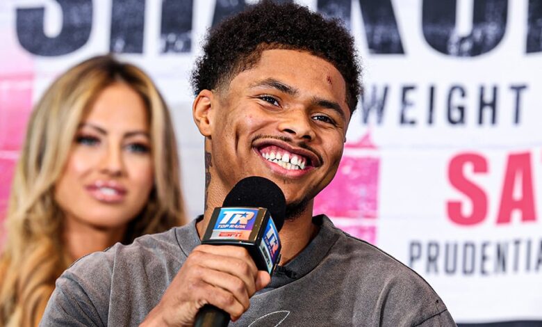 Shakur Stevenson is in the store and needs to impress.