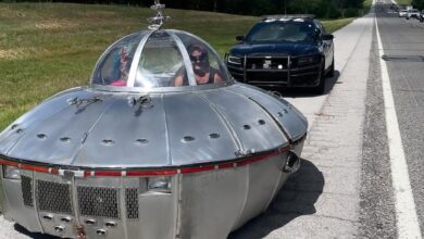 Oklahoma State Police Stop Vehicle After Close Encounter With Flying Saucer