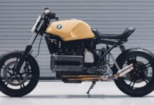 Hot item: BMW K100 street tracker in brutalist style from California