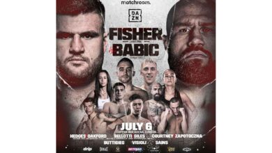 Johnny Fisher vs Alen Babic full fight video poster 2024-07-06