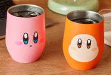 Kirby and Waddle Dee tumblers