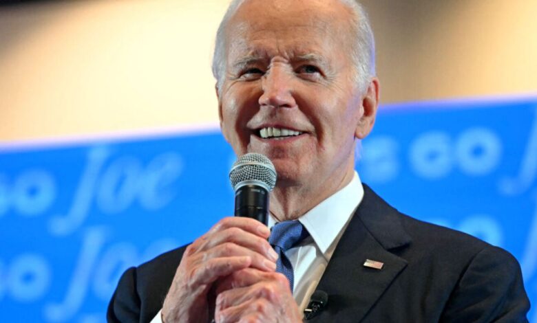 Biden tells campaign staff he's staying in the race: NPR