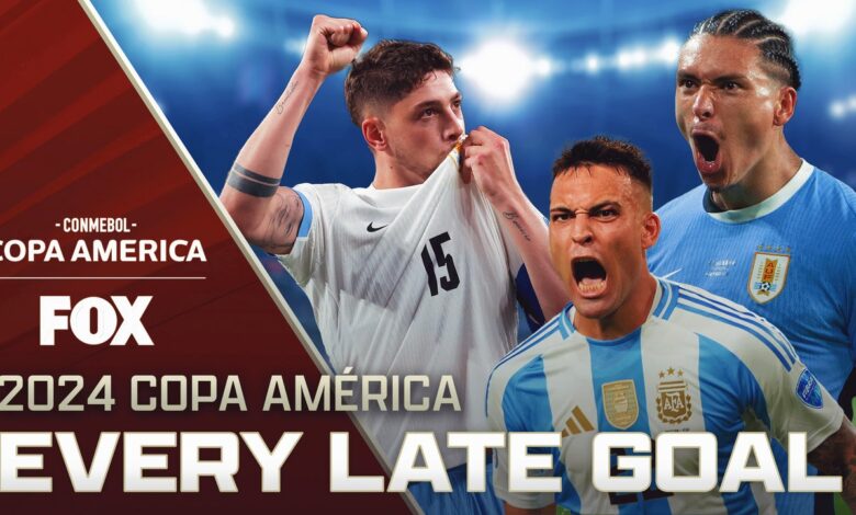 2024 Copa América: Every late game goal of the tournament