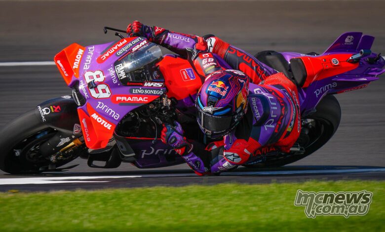Recapping the MotoGP/2/3 action from Silverstone on Friday