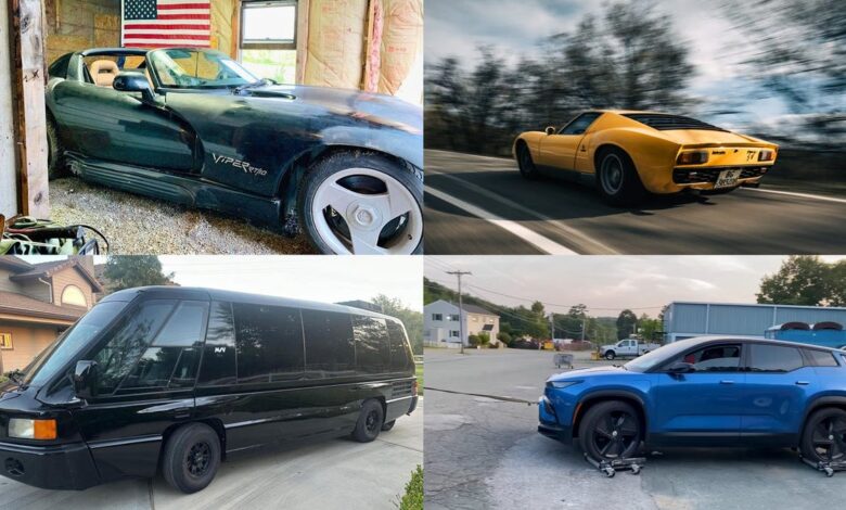 Cheap Dodge Viper, broken Rivian truck and 'nice' Corvette race car in this week's car buying roundup