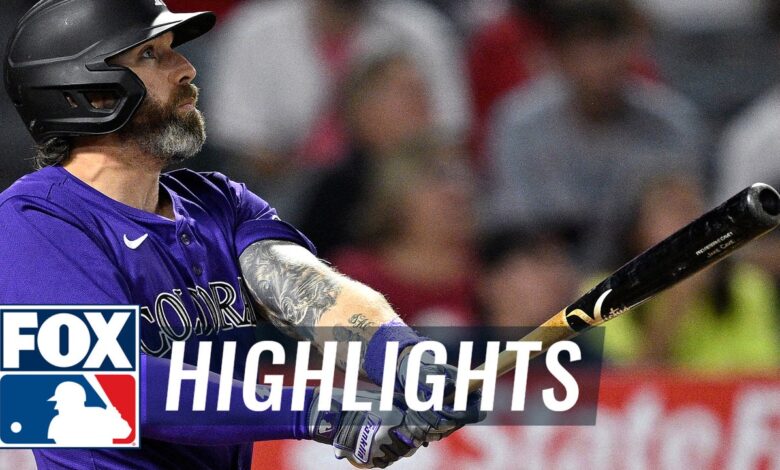 Rockies vs. Angles Highlights