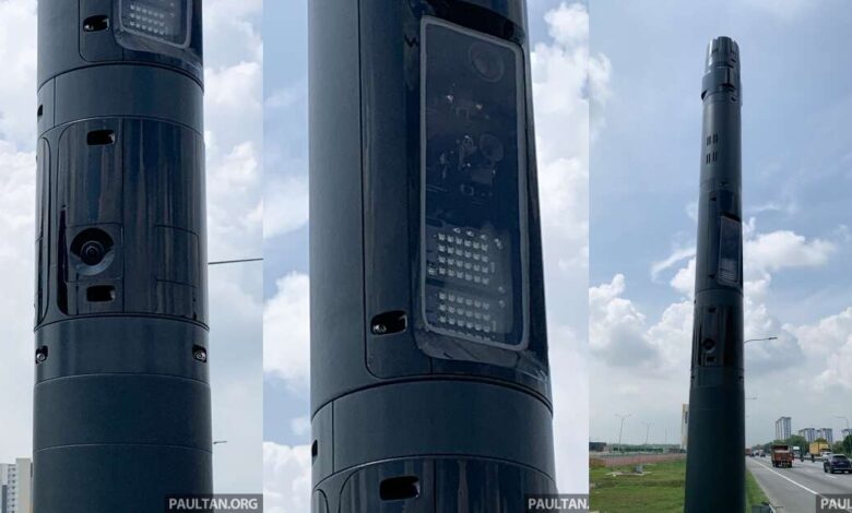 AES Speed ​​Cameras in Malaysia Updated - AWAS Setup Has New Pillar Design, Now Less Visible to Drivers