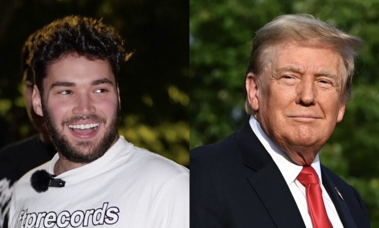 Surprise, Surprise! Social Media Reacts To Adin Ross Reportedly Gifting Donald Trump A Cybertruck & Rolex (VIDEOS)
