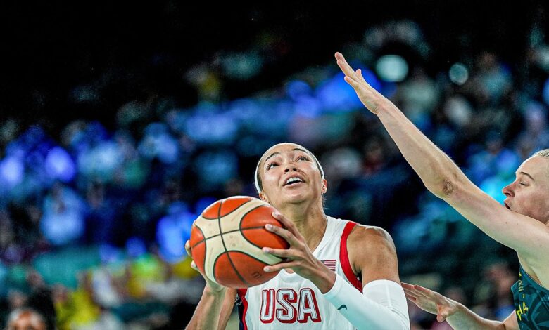 U.S. women's basketball team advances to gold medal game at Paris Olympics