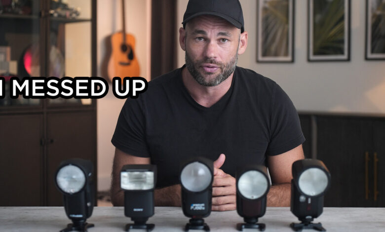 Fixing any mistakes in my Speedlight review video